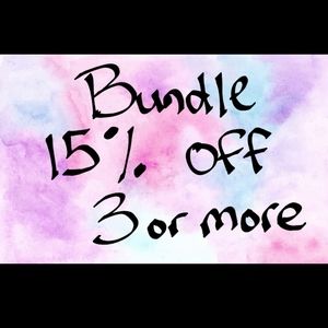 ⭐Bundle⭐ 15% off 3 or more items!
